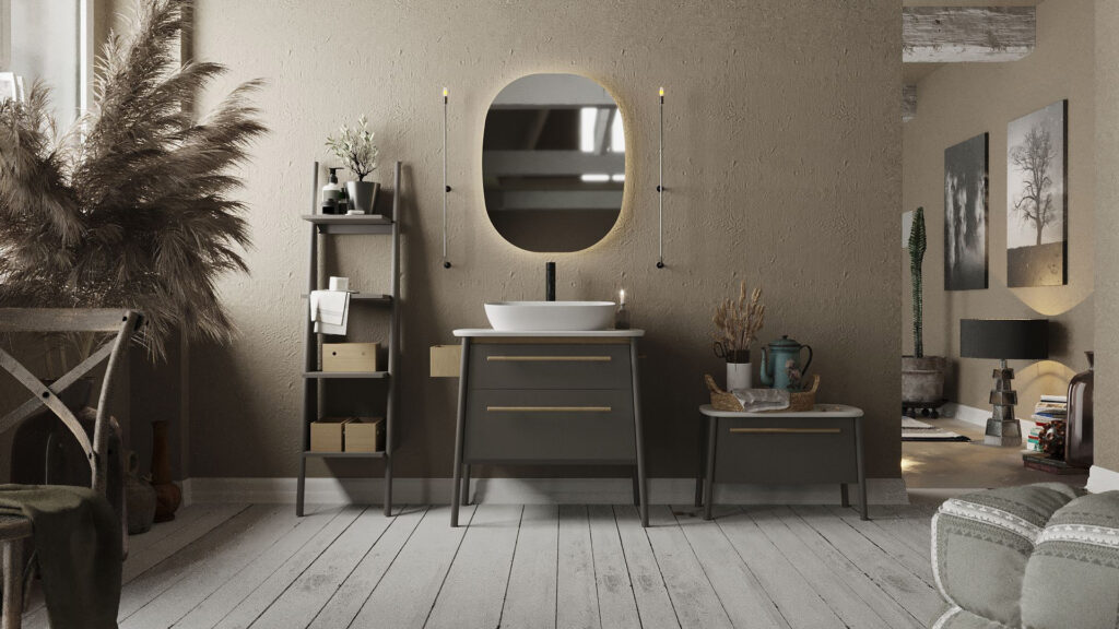 fotorealistyczne wizualizacje do katalogu mebli łazienkowych
